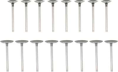 16Pcs Exhaust and Intake Valves for Chevrolet Silverado Avalanche GMC Savana Yukon Sierra 1500 2500 3500 Cadillac Escalade CTS Hummer H3 H2 Buick LaCrosse