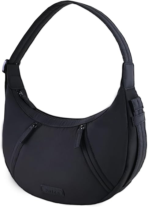 Prite Crescent & Half Moon Bag for Women, Waterproof Nylon Crossbody Sling Bag with Multiple Pockets, Lightweight Everyday Purse