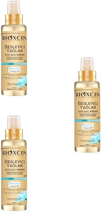 Bioxcin Besleyici Yağlar Sıvı Saç Kremi, 200 ml x 3 Adet