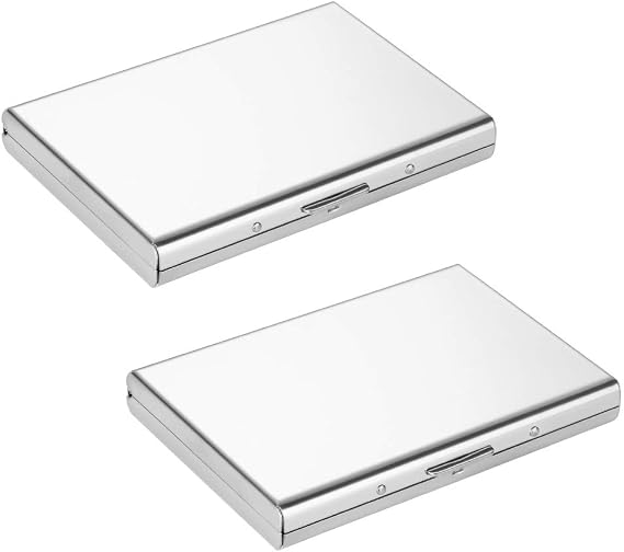 Vicloon Business Card Case Credit Card Holder Leather Wallet for Men