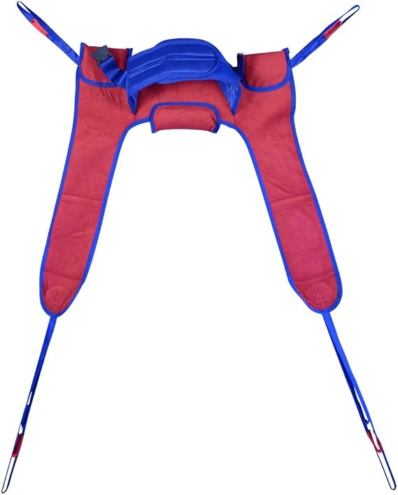 BestCare Sani Sling Toileting Sling Padded for Stand Assist Lifts SL-TP333 | Comfortable and Durable Polyester Material | Easy-to-Use Design for Patient Transfer | Weight Capacity 450lb (Large)