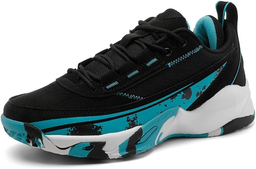 Men's Basketball Shoes, Non-Slip Rubber Outsole Ideal for Outdoor Training and Games