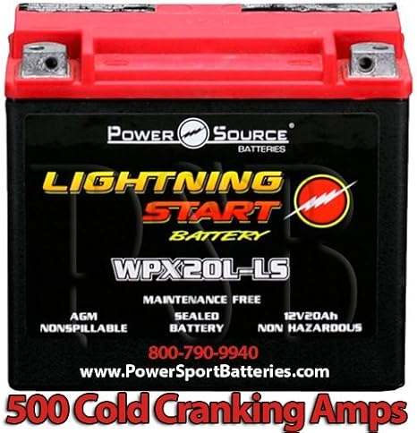 Harley FLSTN Heritage Softail Deluxe 1340 1450 1584 1690 Nostalgia 500cca Lightning Start 20ah Motorcycle Battery replacement for 1993 1994 1995 1996 2005 2006 2007 2008 2009 2010 2011 2012 2013 2014