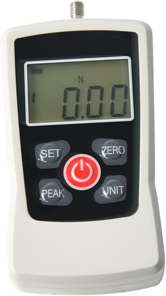 Digital Dynamometer, AMF-10N Digital Force Gauge Push Pull Gauge Dynamometer Portable Meter LCD Screen Hand Grip Dynamometer Portable Handheld Force Measuring Instrument