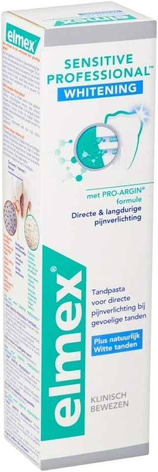 Elmex 2 x Sensitive Professional Whitening Toothpaste for Sensitive Teeth - 75 ml