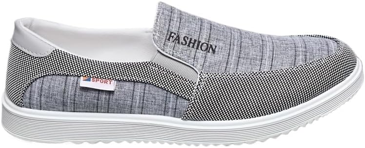 Men's Breathable Casual Loafers, Lightweight Anti-Skid Slip On Shoes for Outdoor Walking Driving, Men's Street Footwear, Spring and Summer