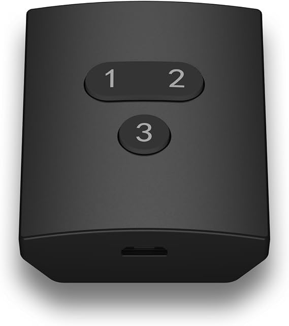 THIRDREALITY Smart Button ZB2,ZigBee Hub Required,3 Wireless Button,Remote Control,Compatible with Home Assistant,SmartThings (2015/2018),Aeotec,Homey Bridge,Homey Pro,Rechargeable Lithium Battery