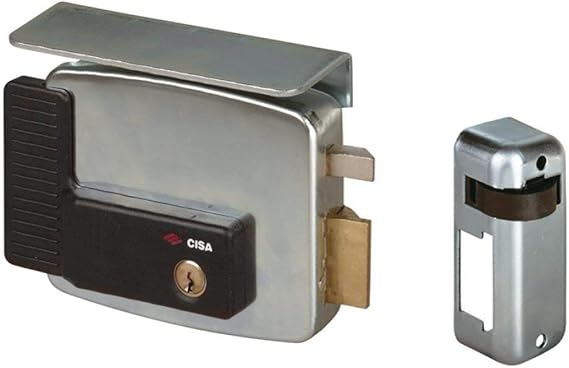 CISA Electric Lock, 12 V, Galvanised, Silver, 11721701, 12 voltsV