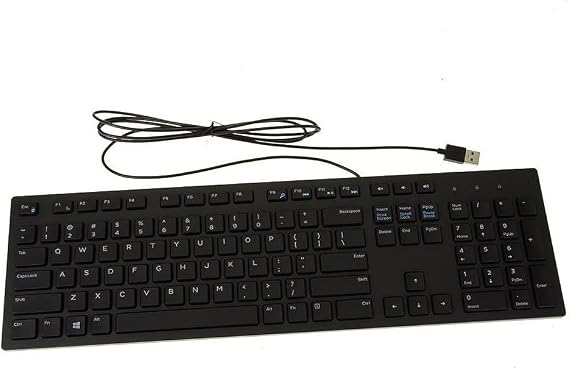 Dell Wired Keyboard KB216, Multimedia, Black