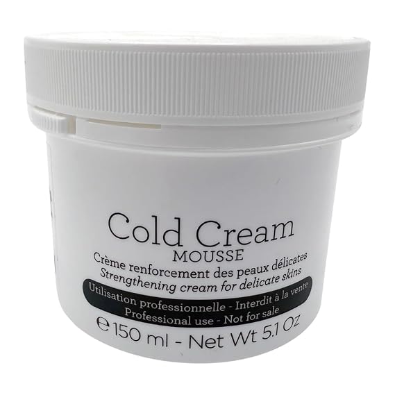 Gernetic Cold Cream Mousse, Strengthening Daily Face Moisturizer for Delicate Sensitive Skin, Lightweight Texture, 150 Ml / 5.1 Ounce