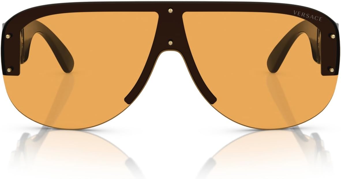 Versace Man Sunglasses Black Frame, Dark Grey Lenses, 0MM