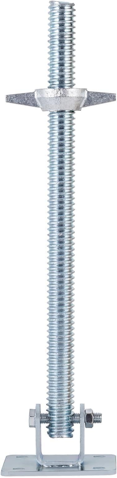 BAOSHISHAN 46cm Adjustable Scaffold Leveling Jack 3mm OD Galvanized Solid
