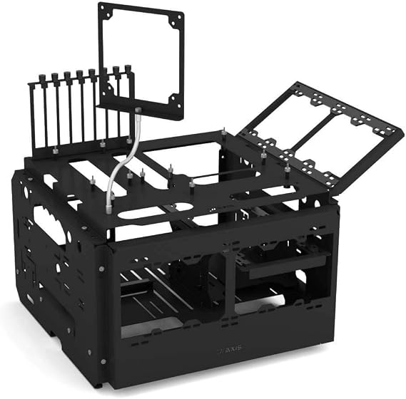 Praxis WetbenchSX Open Air Computer Test Bench Pro - Flat Edition - Black