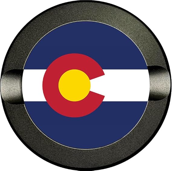 Metal Zyn Container - Metal Zyn Holder - Zyn Metal Can - Metal Container for Zyn Holder - Metal Zyn Can Golf Gifts for Him - Zyn Containers for Golf - Colorado State Flag