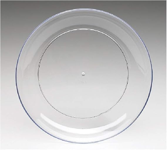 9in Lomey Clear Designer Dish, Pack 12