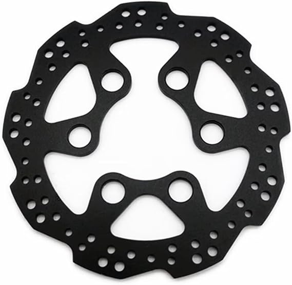 Aluminum Front Brake Rotor Brake Disk Black for Losi 1/4 Promoto MX LOS262010