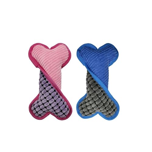 1PC Squeaky Dog Toys to Keep Them Busy Squeaky Dog Toys with Soft Fabric, for Small, Medium, and Large Dogs for Daily Interaction, Companion Training Color: Blue