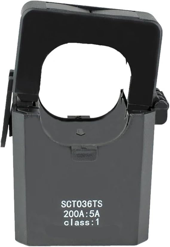 Split Core Current Transformer Sensor SCT036TS Input 100A/200A/300A/400A/500A/600A Output 50mA/0.1A Split Core Current Sensor AC Current Transformer(200A-0.1A 0.5)