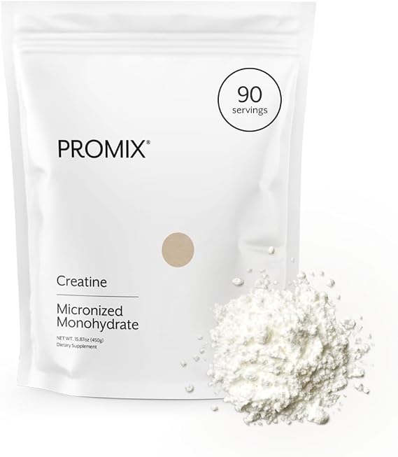 ProMix Nutrition Creatine Monohydrate Powder, Unflavored - 90 Servings | Creatine Monohydrate Powder for Muscle Strength, Power, Lean Muscle Growth, Endurance & Athletic Performance Support