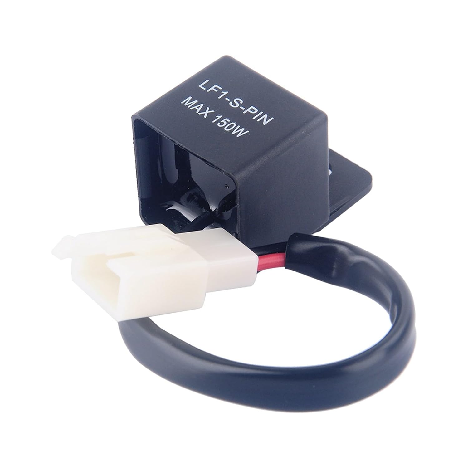 LF1 Motorcycle Indicator Relay - 12v 2 Pin LED Turn Signal Flash for Motorcycles, Electric Vehicles, Cruise Ships
