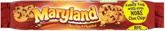 Maryland Choc Chip & Hazelnut Cookies (250g) - Pack of 2
