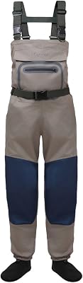Raprance Breathable Stockingfoot Fishing Chest Wader Fly Fishing Waders for Men