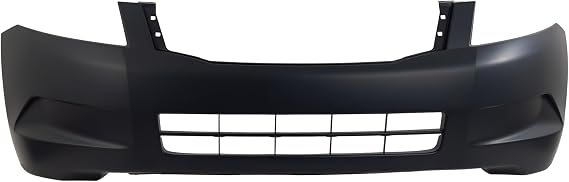 Go-Parts - Front Bumper Cover for 2008-2010 Honda Accord, Primed (Ready to Paint), Without Fog Light Holes, 4 Cylinder, Sedan, Replacement 2009
