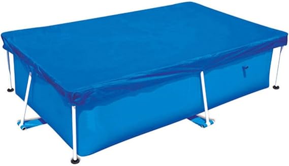Rectangle Swimming Pool Cover for (8.5 * 5.5 ft/9.8 * 6.5 ft/13 * 6.9 ft) Rectangle Durable Dustproof Rainproof Pool Cover for Inflatable Home Pool Splash Pool, Frame Pool Cover (8.5x5.5-ft. Pool)