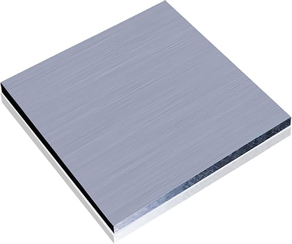 COYOUCO 1 Pack Aluminum Metal Sheet 3Mm Thickness, Flat Plain Thin Aluminum Plate Covered with Protective Film, Aluminum Metal Plate,300x300mm