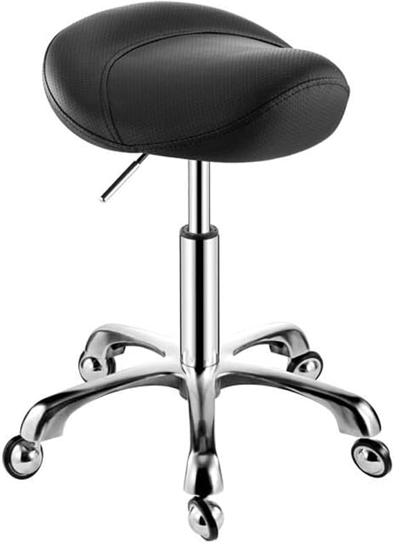 Medical Dentist Chair Dental Stool Dental Mobile Chair, Height Adjustable Doctor Chair with 360 Degree Rotation Backrest and Seat