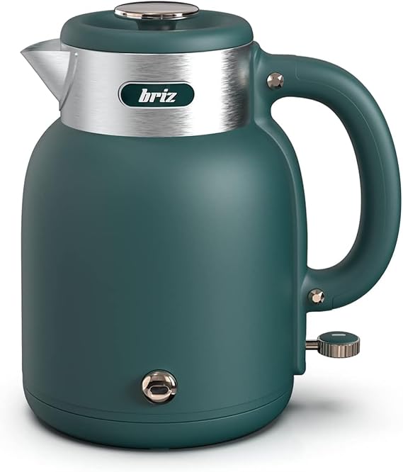 Briz BR1040 Retro Yeşil Su Isıtıcı Çelik Kettle