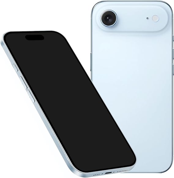 Fake Phone Dummy PropPhone, BlackScreen Decoy PhonePear PhoneNon-Working Phone17Pro Max 17Air, Display Phones Look Like Real Phonepro max 17 (17Air,Blue,Black Screen) Prop Mobile Phone