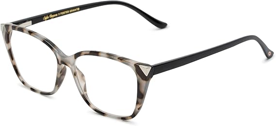 Foster Grant womens Elodia Reading Glasses Cat-Eye Reading Glasses