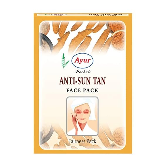 Ayur Herbals Anti-Sun Tan Face Pack (100 g / 3.5 oz)