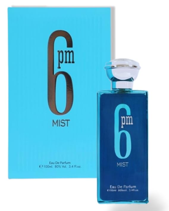 6 PM MIST SPRAY PERFUME EAU DE PARFUM FOR HIM 100ML/3.4 FL.OZ, Fresh, Woody Fragrance for Men.