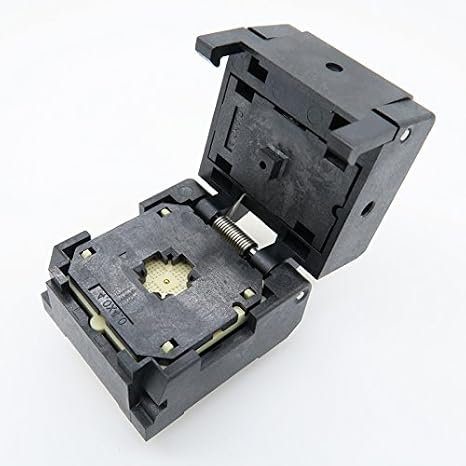 QFN20(4x4)-0.5 Testing Socket, QFN20 MLF20 WLCSP20 Package Burn-in Socket, 0.5mm Pitch IC 4x4mm IC550-0204-009-G QFN IC MCU Programming Socket(Clamshell, 0.5mm)