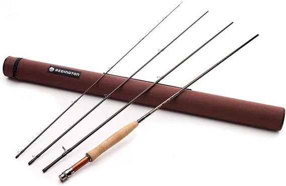 Redington Classic Trout Freshwater Fly Fishing Rod - Moderate Action 4-Piece Fly Rod - Case Included