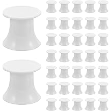 50pcs Self-Closing Toothpaste Caps - Plastic Toothpaste Lids Replacement No Mess - Plastic Screw On Caps Tube Covers, Fits for 28-30mm Diameter