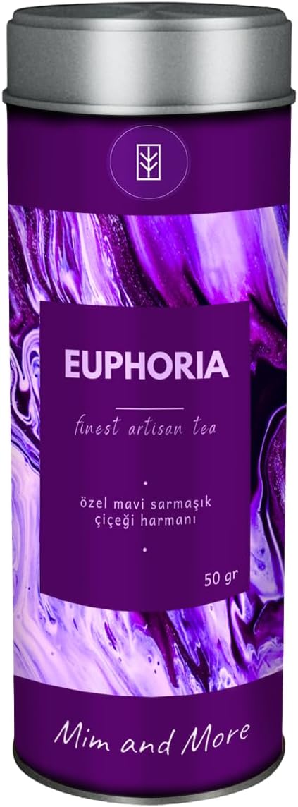 Mim and More Euphoria Tea - Ahududulu Mavi Sarmaşık Çiçeği Harmanı