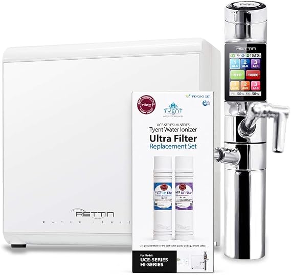 Authentic Tyent Ultra Replacement Compatible with UCE-9 or UCE-11 Water Ionizer - High-Performance Premium Carbon Block, Made in USA
