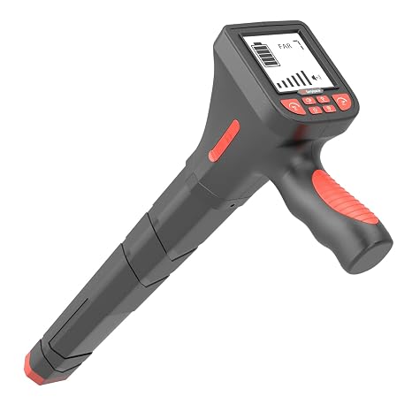 Sanyipace Pipe Locator 512Hz Receiver Locating Wand for Sewer Camera, Higher-Precision Plumbing Drain Camera Detector Tester Tool for Underground Exploration (Not Included Transmitter)