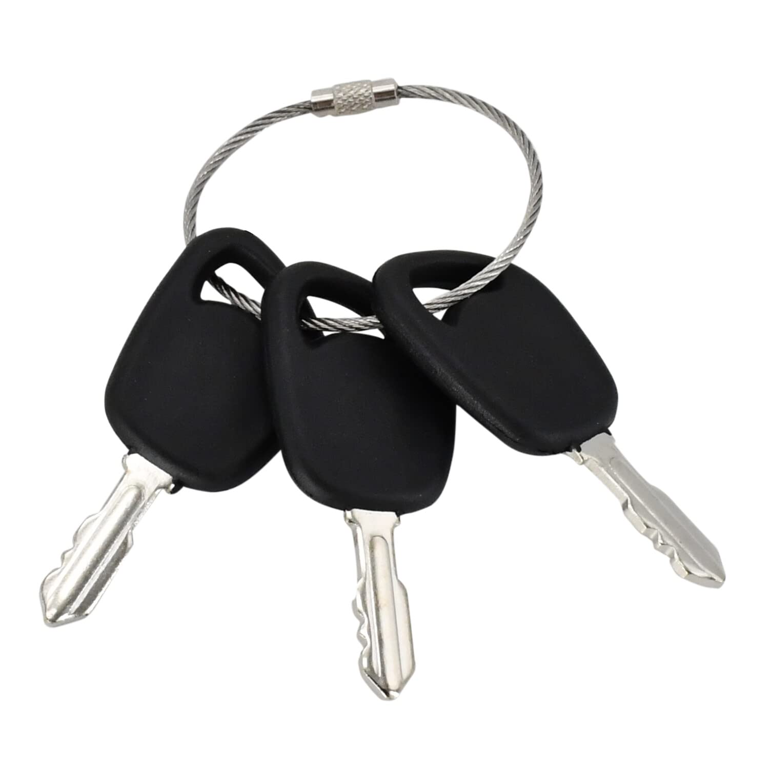 3pcs Ignition Key GY20680 GX24332 LVA17264 Compatible with John Deere L100 L108 L110 L111 L118 LA100 LA105 LA110 Compatible with John Deere Compact Tractor 1023E 1025R 1026R
