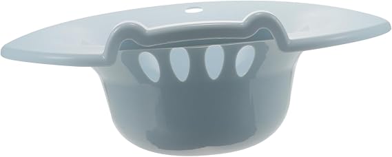 Postoperative Sitz Bath Basin for Toilet Seat, Plastic Blue