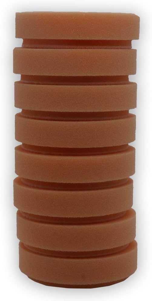 Cyclo Hook and Loop Buffing Pads - Orange (4 pair)