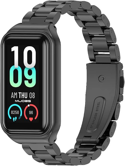 Metal Replacement Strap for Amazfit Band 7 - Compatible with Amazfit 7 Fitness Tracker