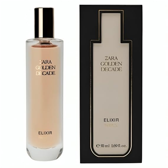 Zara Golden Decade Perfume for Women Elixir Parfum 50 ML (1.7 FL. OZ)