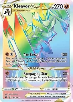 Kleavor VSTAR - 196/189 - Secret Rare - Sword & Shield - Astral Radiance