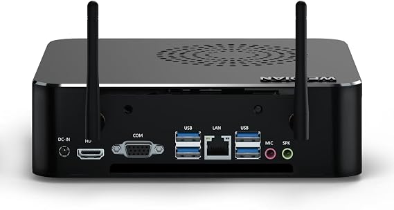 WEIDIAN Mini PC, Core i5-12450H, Micro Computer Support 4K Display, HD, WiFi6, BT5.2, RJ45 LAN, 8USB, VGA, TPM 2.0, Business, Home, School Small Computer PC (16GB DDR4 RAM 512GB SSD)