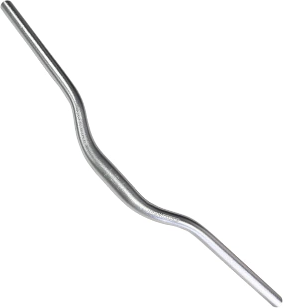 UPANBIKE Mountain Bike Handlebar Riser Bar 31.8mm Length 700mm(Silver)
