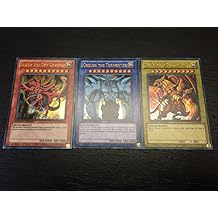 Yugioh: Obelisk Slifer Ra - Ultra Rare Holo Nm - Egyptian God Cards - Ygld Set